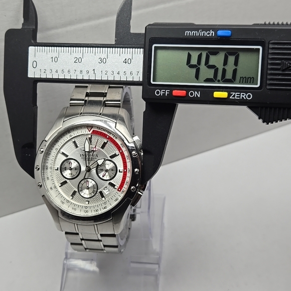 Invicta Men's 6190 II Collection Chronograph Stainless Steel Watch New Battery - Picture 4 of 10